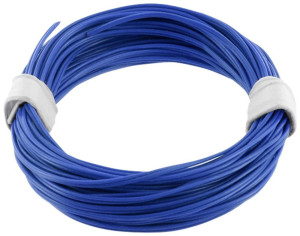 Econ connect KZL2X008BL5 Litze 2 x 0.08m Blau 5m