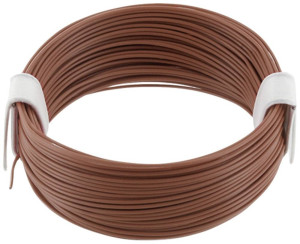 Econ connect KL004BR10 Litze 1 x 0.04m Braun 10m