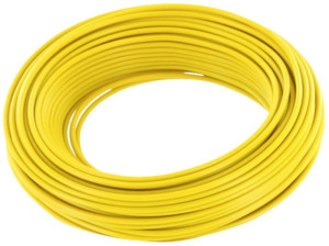 Econ connect KD05GE10 Schaltdraht 1 x 0.2m Gelb 10m