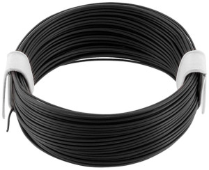Econ connect KL004SW10 Litze 1 x 0.04m Schwarz 10m