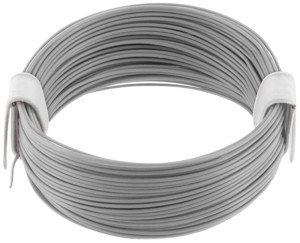 Econ connect KL004GR10 Litze 1 x 0.04m Grau 10m
