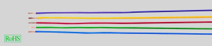 Helukabel 29372 Litze H05V-K 1 x 1m Rot, Wei 100m