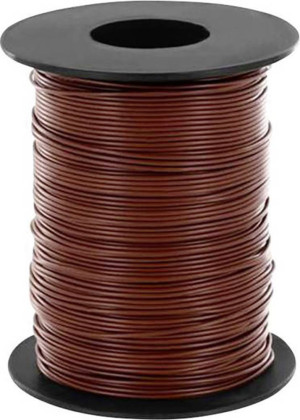 BELI-BECO L125BR25 Litze 1 x 0.25m Braun 25m