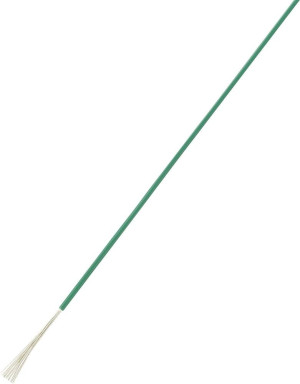 TRU Components 1571476 Litze LiY 1 x 0.50m Grn 10m