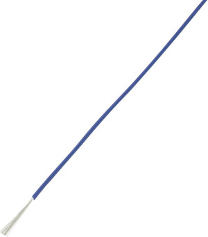 TRU Components 1571385 Litze LiY 1 x 1m Blau 10m