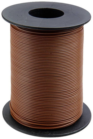 Donau Elektronik 125-S25-8 Litze 1 x 0.25m Braun 25m