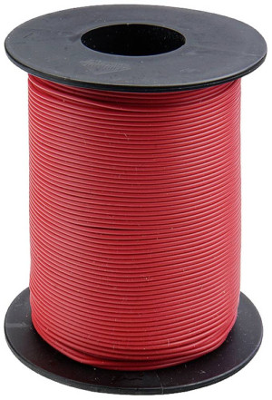 Donau Elektronik 125-S25-0 Litze 1 x 0.25m Rot 25m