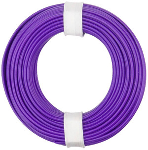 Donau Elektronik 150-016 Litze 1 x 0.50m Violett 10m