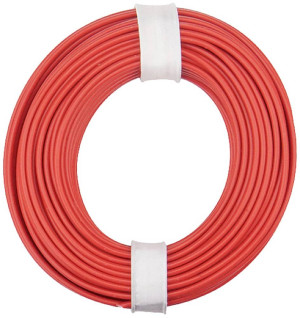 Donau Elektronik 150-010 Litze 1 x 0.50m Rot 10m