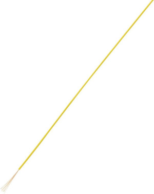 TRU Components 1567849 Litze LiFY 1 x 0.75m Gelb 25m