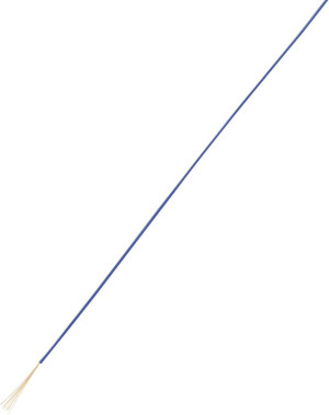 TRU Components 1567846 Litze LiFY 1 x 0.75m Blau 10m