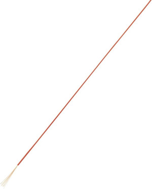 TRU Components 1567857 Litze LiFY 1 x 0.75m Rot 100m