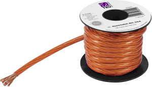 TRU Components 1567039 Massekabel 1 x 35m Rot 5m