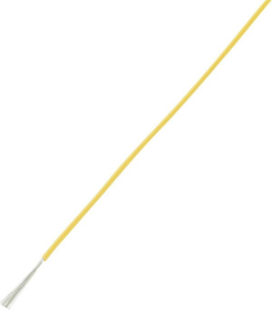 TRU Components 1566843 Litze LiY 1 x 1.50m Gelb 10m