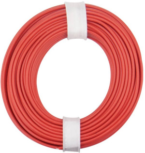 Donau Elektronik 125-010 Litze 1 x 0.25m Rot 10m