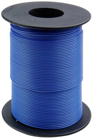 Donau Elektronik 125-S50-2 Litze 1 x 0.25m Blau 50m