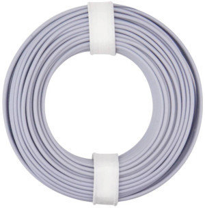 Donau Elektronik 125-019 Litze 1 x 0.25m Grau 10m