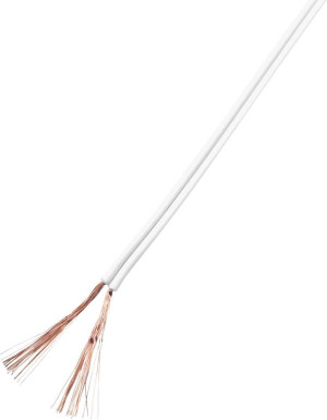 TRU Components 93030c533 Litze 2 x 1m Wei 25m