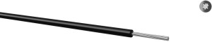Kabeltronik 060105005 Litze LiYv 1 x 0.50m Grau 100m