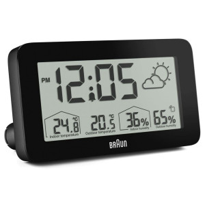 Braun BC 13 B DCF Funkwetterstation schwarz