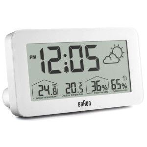 Braun BC 13 W DCF Funkwetterstation wei