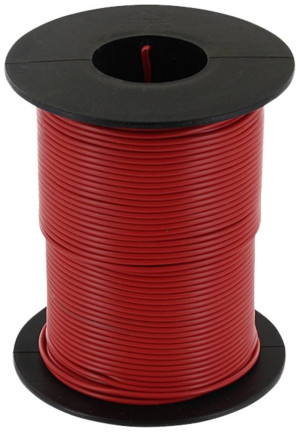 Econ connect KL025RT50 Litze 1 x 0.25m Rot 50m
