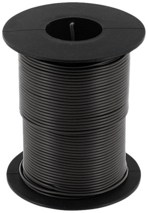 Econ connect KL025SW50 Litze 1 x 0.25m Schwarz 50m