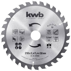 Kwb 587859 Kreissgeblatt 210 x 30mm 1St.