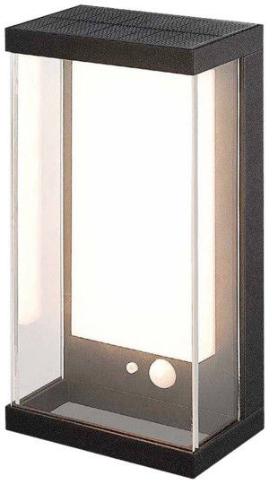 V-TAC 23032 VT-1193 Solar-Auenwandleuchte mit Bewegungsmelder LED