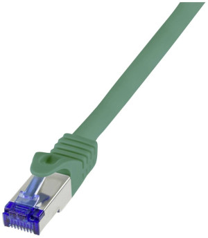 LogiLink C6A015S RJ45 CAT 6a S/FTP 0.25m Grn