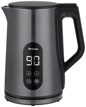 Trisa Digital Boil Wasserkocher schnurlos Anthrazit