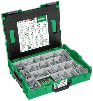 SPAX 5000009161019 Kombi-Schrauben-Sortiment 1 Set