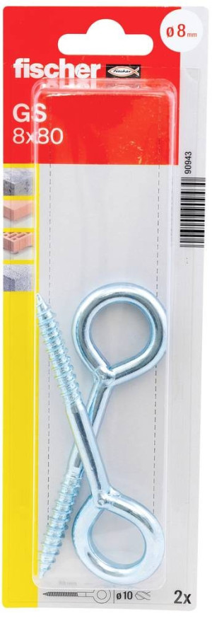 Fischer senschraube GS 8 x 100 1 Set