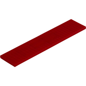 Köhler Woodcap Kunststof rasterblokje 22x3mm Rood (100 Stuks)