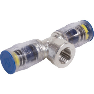 Ke Kelit Kelox Protec Pushfit T-stuk schroefbus 16x1/2"x16mm