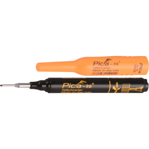Pica Markeerstift voor diepe gaten zwart Zwart