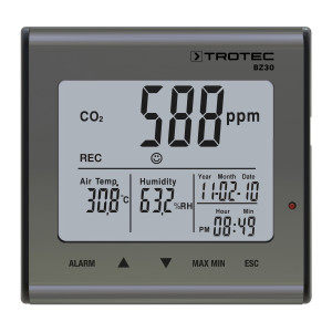 Trotec CO2-Luftkvalitetsdatalogger BZ30