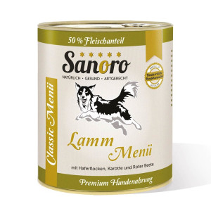 Classic Menü Lamm mit Haferflocken* und Karotte*