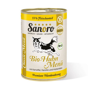 Classic Menü Bio-Huhn mit Bio-Kartoffel und Bio-Karotte