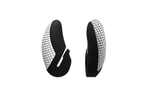 CUBE Bar Ends  NF Short Black End White