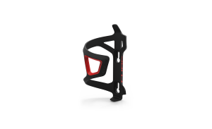 CUBE Flaschenhalter uscita laterale - black&red