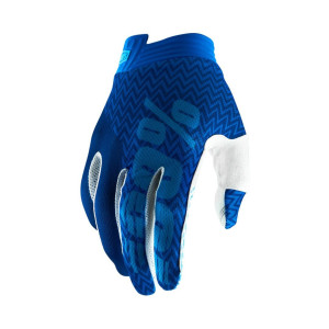100% Handschuhe iTrack blu/bianchi