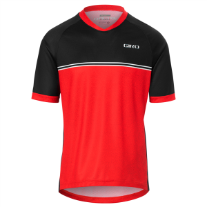 Giro Cycling T-Shirt MTB Roust Jersey - Bright red raceline