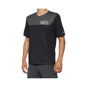 100% Maglietta Airmatic Black/charcoal