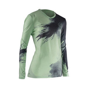LEATT MTB Gravity 2.0 Femme Jersey long turquoise
