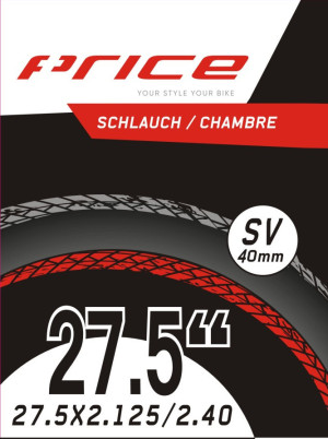 Price Camera d'aria SV 27.5x2.125/2.40