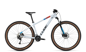 CUBE Aim SLX white n blue n red