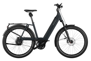 RIESE&MÜLLER Nevo3 Vario Business 51cm / Purion / Shield con catena e custodia / antifurto ruota anteriore - Lunar Grey Metallic