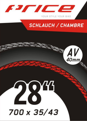 Price Price - Camera d'aria 28" 700x35/43
