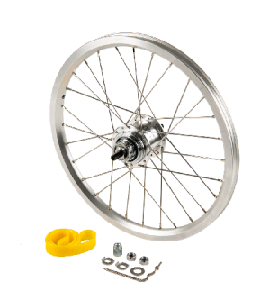 Brompton BROMPTON Ruota posteriore per 6 velocità in argento